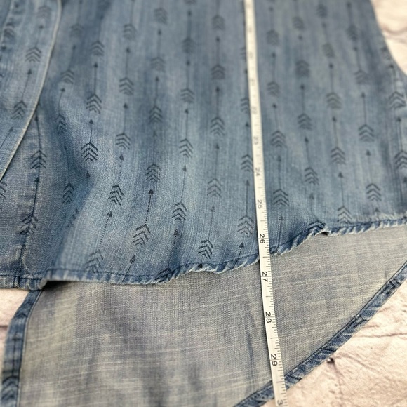 English Laundry Blue Chambray Button-Up Shirt Size L Great Pre-Owned Condition - Picture 11 of 11